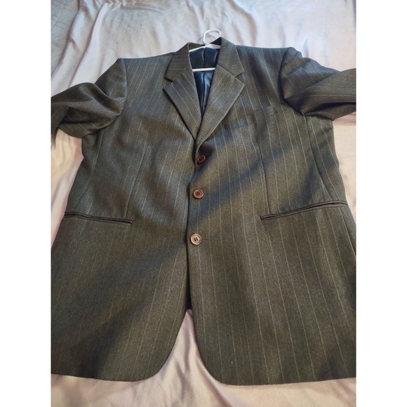 Di Palma Blazer Jacket Size 44R Brown Multicolor Stripes - Picture 6 of 9